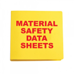 45338 MSDS Binder w/ 3" Ring, Red on Yellow_noscript