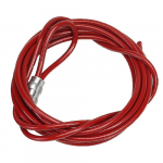 45350 10' Red Steel Prinzing Lockout Cable
