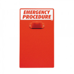 45357 Red Emergency Procedure Clipboard_noscript