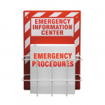 20" x 14" Emergency Information Center, Wall Mounted