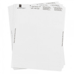 24571 0.375" x 1.975" White Paper LabelLAT-176-124