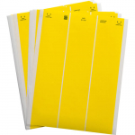 29795 1" x 2.5" Yellow Polyester Label_noscript