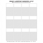 132409 Self Laminating Polyester LabelLAT-27-361-0.25