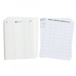 29690 0.9" x 2" LaserTab Polyester Label, WhiteLAT-31-747-1