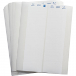 29692 0.9" x 3" LaserTab Polyester Label, WhiteLAT-32-747-1