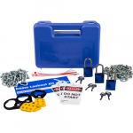 45254 Lockout Kit, Polyethylene, Blue