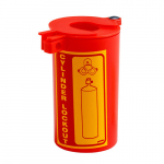 Red Polypropylene Gas Cylinder Lockout_noscript
