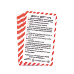 45632 Lockout Safety Wallet Cards