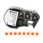 Aggressive Adhesive Multi-Purpose Labels OrangeM4-82-499-OR-BK