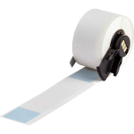 Self-Laminating Cable Labels, 4 x 1", Blue/Clear_noscript