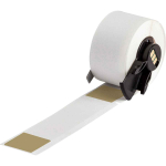Self-Laminating Cable Labels, 4 x 1", Brown/Clear_noscript