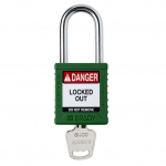 Lockout Padlock, Green, Key Code 001_noscript
