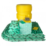 107800 35"x31.5" Dia. Drum Chemical Spill Kit, 75 gal Absorb. Capac.