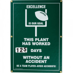 46893 28" x 20" Safety Scoreboard - This Plant
