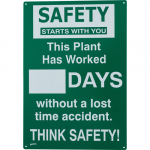 Safety Starts w/ You This Plant... Sign_noscript