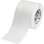 149277 4" x 300' White Dissolvable Paper Label_noscript