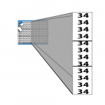 111435 Numerical Miniature Film Wire Marking Card_noscript