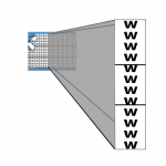111520 Alphabetical Miniature Wire Marking Card "W"_noscript