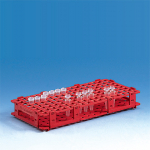 8 x 16 Red Microcentrifuge Tube Rack