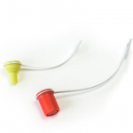 White PTFE Screw Cap with Fastener for Dispensers