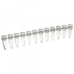 0.2mL PCR 12-tube Strip without Cup, Clear