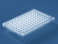 96 Well Clear PCR Plate, Semi-skirted, Low-profile