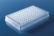 96 Well Clear PCR Plate, Skirted, Low-profile
