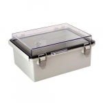 Nema 4x Plastic Box, Gray/Clear, 15.75"