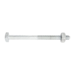 1/2" x 3/4" Stainless Electro Tin Plate Hex Bolt