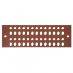 1/4" x 4" x 12", M-Hole Pattern, Copper Ground OnlyCB14412M