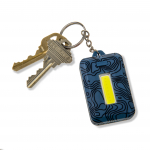COB LED Keychain Flashlight, Blue