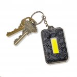 COB LED Keychain Flashlight, Gray_noscript