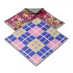 Double Sided Lens Cleaning Cloth, Think Pink