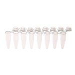 8-Strip PCR Tubes 0.2mL Sep Dome Clear