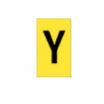 Alphanumeric Sign, "Y", Polyester Film, 10 mm x 6 mm