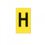 Alphanumeric Sign, "H", Polyester Film, 32 mm x 25 mm