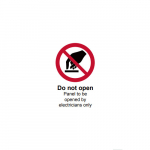 Prohibition Label, "Do Not...", 74 mm x 52 mm_noscript