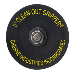 Gripper Clean-Out Plug 3" Diameter