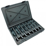 Style 190-F Drill Set, Black Plastic Case