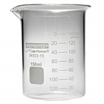 Griffin Low-Form Beaker, Glass, 150 ml