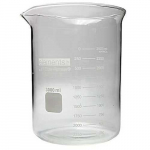 Griffin Low-Form Beaker, Glass, 3000 ml