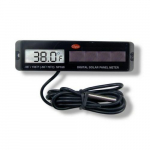 Black Solar Panel Thermometer