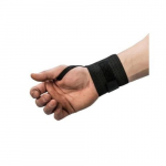Elastic Wrist Wrap W/Thumb Loop, Black_noscript