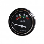 830 Voltmeter, 12 V, Polished, Heavy Duty Automotive_noscript