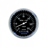 24M30 Heavy Duty Automotive Tachometer with Hourmeter