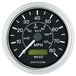 Speedometer with Odometer, 0-80 MPH