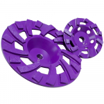 Purple Spiral Turbo Cup Grinder, 5" x 5/8-11_noscript