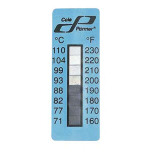 Irreversible 10 Point Vertical Temperature Label