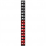 Reversible 16-Point Vertical Temperature Label