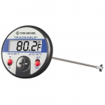 Jumbo-Display Thermometer with Flat-Surface Probe